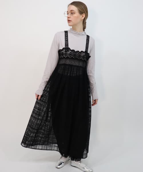 Buzzさま　haupia ハウピア レース付きクリーム色ワンピース haupia｜ハウピアのワンピース/ドレス（半袖）通販 - ZOZOTOWN