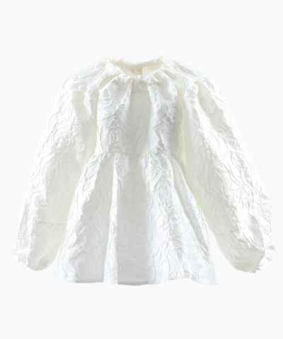 louloute ビッグ リボン ブラウス 38 ホワイト 美品 