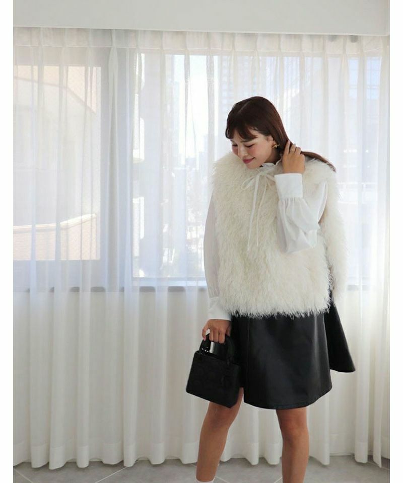 louloute  ルルット compact ECO fur Vest