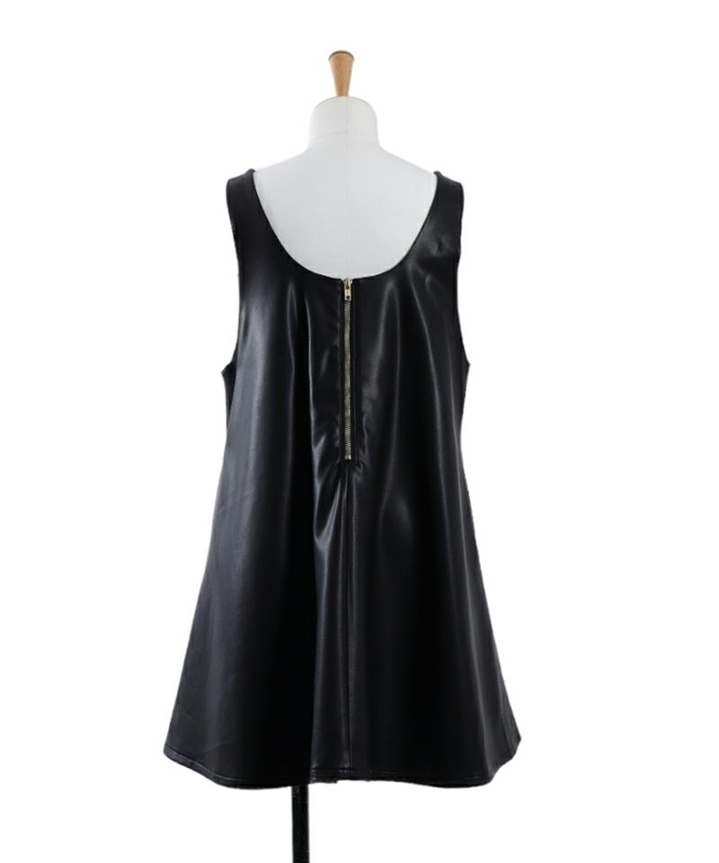 louloute(ルルット)公式通販｜girlish ECO leather OnePiece
