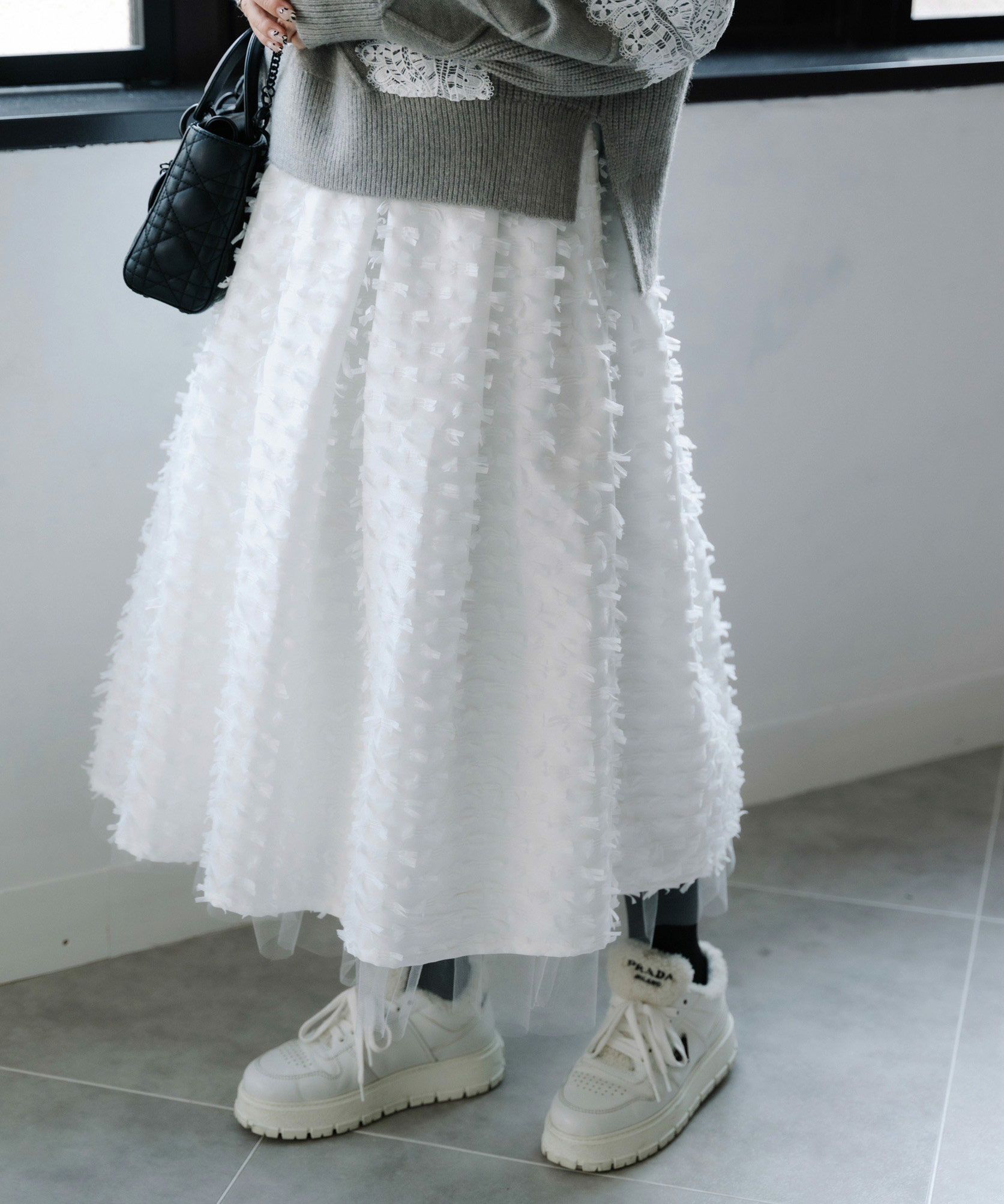 Re.Verofonna ヴェロフォンナ ノーカラーラペルコート38 ロング 
