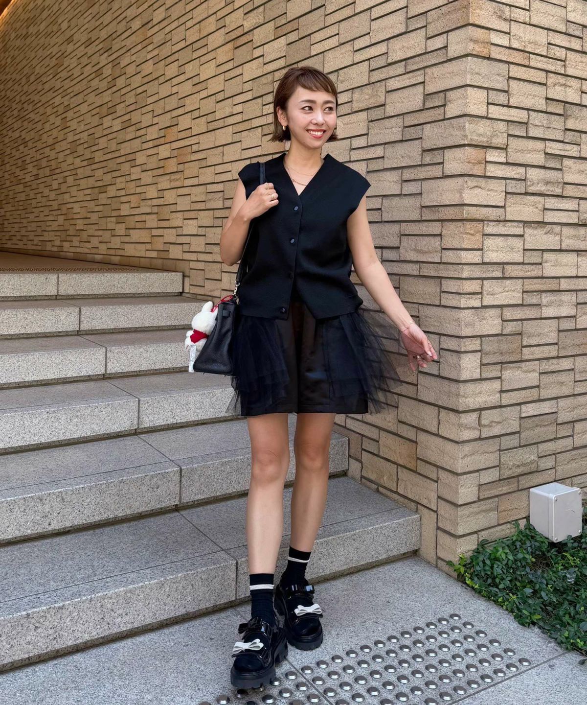 Re. Verofonna ヴェロフォンナ アシンメトリーパールデニムスカート ROOP TOKYO デニムスカート Unbalance Long Denim Skirt