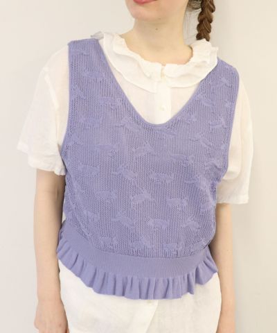 セール】美しい綿の服【付け襟カットソー】（Tシャツ/カットソー
