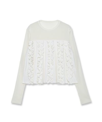 お値下げ【新品】Re.Verofonna フリル付　トップス トップス｜Re.Verofonna(ヴェロフォンナ)公式通販